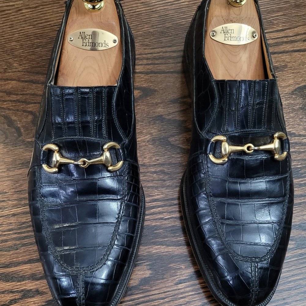 Mezlan alligator shoes Size 9.5M